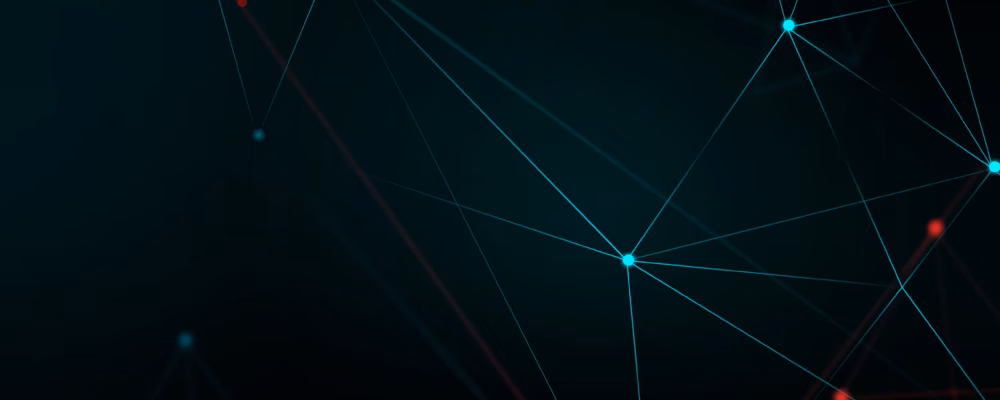 Abstract digital grid black background